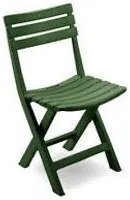 RESINA:SEDIA BIRKI PIEGHEVOLE VERDE CM.44X41XH78