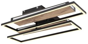 Globo 67299D1 - Plafoniera LED COLLI LED/48W/230V marrone/nero