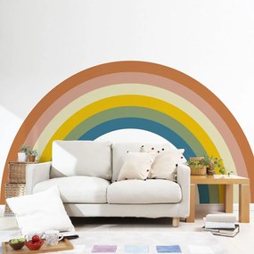 Adesivo murale per bambini 158x87 cm Pastel Rainbow - Ambiance