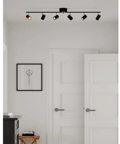 ByRydens 4202100-4002 - Faretto CORRECT 6xGU10/7W/230V nero