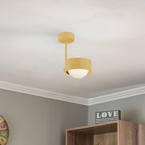 Argon Plafoniera Mado in acciaio, oro, 1 luce