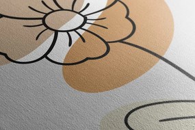Stampa su tela – Fiore minimalista No4