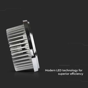 LED Faretto da incasso LED/20W/230V 6400K diametro 11 cm cromo lucido