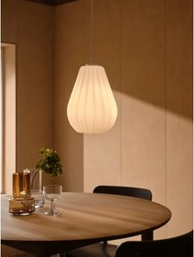 Nordlux - Lampada a sospensione SALLINO con cavo 1xE27/15W/230V Ø 24 cm bianca