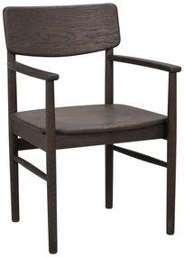 Set di sedie da pranzo marrone scuro in rovere 2 pz Maidstone - Rowico