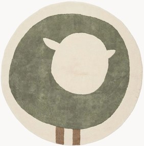 Tappeto per bambini fatto a mano Sheep Khaki