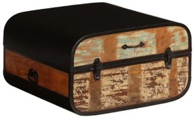 Baule in Legno Massello di Recupero 60x60x35 cm