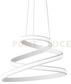 Sospensione vuelta a led bianco 3000k 2500lm 50w dimmerabile d.57cm