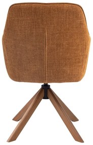 Set di sedie da pranzo arancione in imbottito 2 pz Avola – Unique Furniture