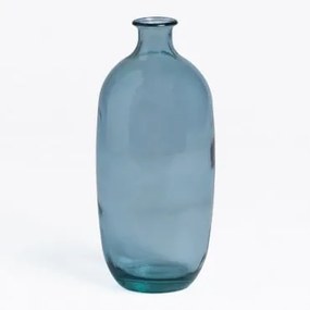 Bottiglia di vetro riciclato Lumas Blu Celeste - Sklum