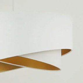 Brilagi - Lampadario LED a sospensione con filo LYRA 1xE27/15W/230V bianco/oro