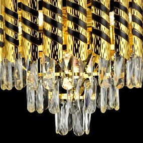 Brilagi - Lampadario a catena CRISTAL 5xE14/40W/230V Ø 38 cm