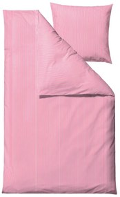 Set copripiumino e federa rosa in cotone per letto singolo 140x200 cm Cheerful – Södahl
