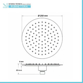 Set doccia con soffione in acciaio inox e braccio estendibile 35-50 cm in ottone cromato