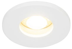 Faretto da incasso moderno per bagno bianco - Shed