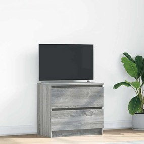 Mobile Tv Grigio Sonoma 60x35x54 Cm İn Legno Multistrato /