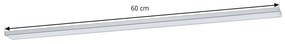 Lampada LED per mobili Prios Ashtonis, angolare, 60 cm