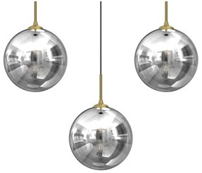 Lampadario a sospensione con filo REFLEX 3xE14/40W/230V