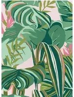 Mindthegap Carta da parati Tropical Foliage - Light Pink