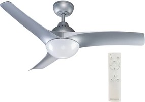 Ventilatore da soffitto Aruba argento, ø 112 cm 2xE27 silenzioso INSPIRE