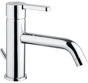 Rubinetto per lavabo a canna media getto laminare cristallino Cloud cromato lucido JACUZZI RUBINETTERIA
