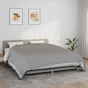 Coperta Ponderata Grigia 220x260 Cm 11 Kg Tessuto /