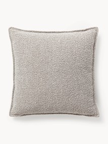 Cuscino decorativo grande in bouclé Lennon, 70 x 70 cm