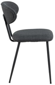 Sedie da pranzo antracite in set da 2 Denise - Actona