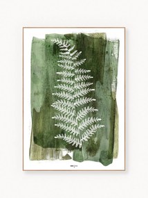 Stampa digitale incorniciata White Fern