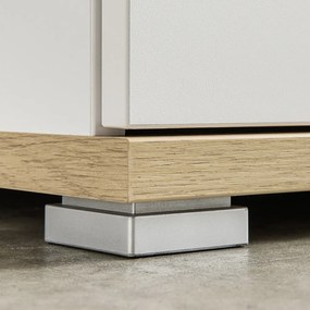 Scarpiera bianca naturale con cassetti in rovere Topix - Germania