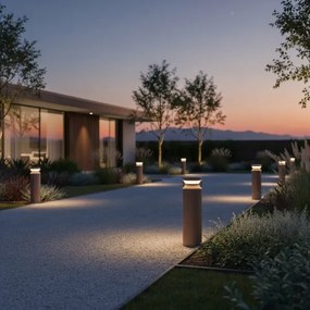 Ideal Lux - Lampada LED da esterno BOEING LED/14W/230V 40 cm IP65 marrone