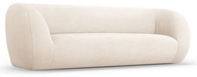 Divano in tessuto bouclé crema 230 cm Essen - Cosmopolitan Design