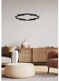 Redo 01-3173 - Lampadario a sospensione con filo LED dimmerabile CASTLE LED/36W/230V nero