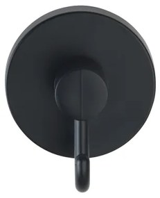 WENKO 24730100-Gancio VACUUM-LOC rotondo SCHW 6x6,7 cm nero