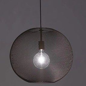 Lampadario Design Esedra nero paralume nero E27 Ø50cm LUCE AMBIENTE DESIGN