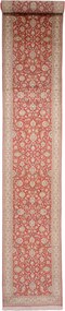Cashmere Silk Tappeto orientale 80x530 (Indian) Annodato A Mano
