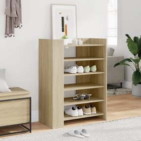 Scarpiera Rovere Sonoma 74,5x37,5x100 Cm İn Legno Multistrato /