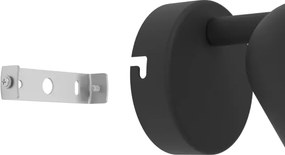 Eglo 901952 - Faretto da parete CAMALDOLI 1xGU10/5W/230V nero
