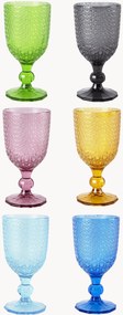 Set di 6 bicchieri da vino Ice