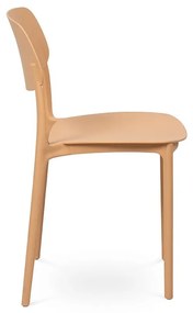 Sedia da esterno color pesca in plastica Hébé – Bonami Essentials