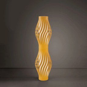 Piantana Moderna Helios Polilux ® Ocra Pastello 2 Luci E27 H123Cm