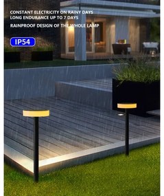 Immax NEO 07910L-LED RGB Lampada solare dimmerabile LED 1W 5V rotonda IP54 Tuya