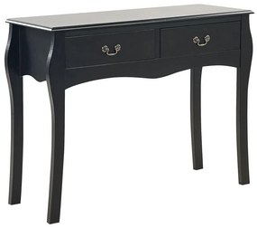Tavolino consolle nero 100 x 35 cm KLAWOCK Beliani