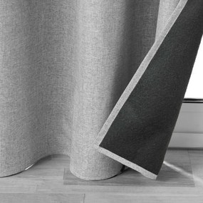 Tenda fonoassorbente grigio chiaro 140x260 cm Jupiter - douceur d'intérieur