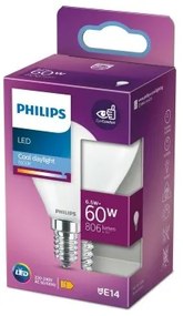 Lampadina LED Philips E 6,5 W E14 806 lm Ø 4,5 x 8 cm (6500 K)