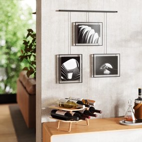 Cornici da parete in metallo nero in set di 3 pezzi 73x82 cm Exhibit - Umbra