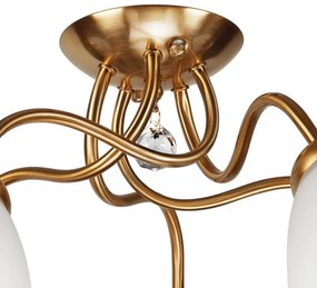 Lampadario a plafone MIRANDA 1xE27/60W/230V oro