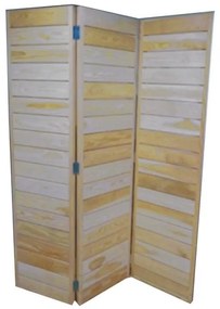 Parete divisoria Oria in legno L 150 x H 185 cm sbiancato