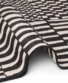 Tappeto da interno/esterno nero/color crema 160x230 cm Haringey Barkham – Ted Baker