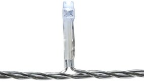 Nedis CLLC180C - Tenda LED Natale 180 LED/7 funzioni 10,9m IP44 bianco freddo